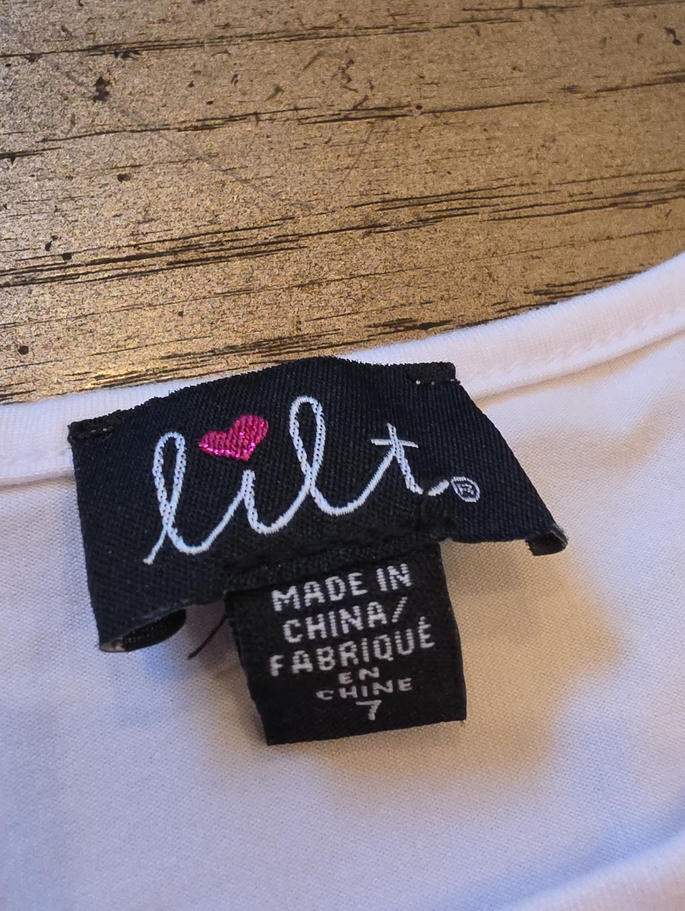 Girls' White Short Sleeve CropTee Size 7 NWOT - Picture 2 of 7